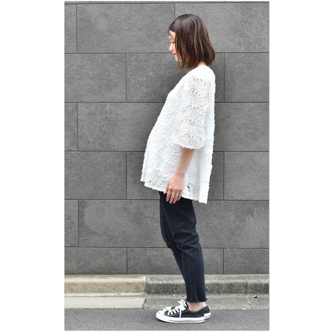 Pearls パールズ マタニティ トップス ブラウス フラワー