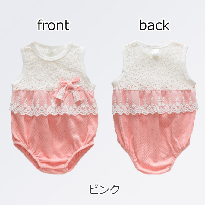 Pearls パールズ ベビー服 ベビー ロンパース 涼しい 女の子