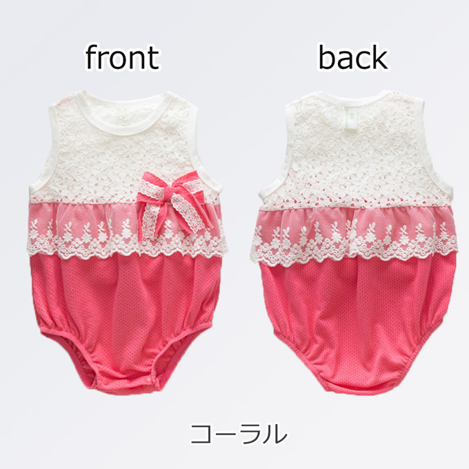 Pearls パールズ ベビー服 ベビー ロンパース 涼しい 女の子