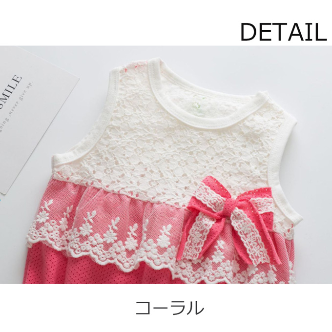 Pearls パールズ ベビー服 ベビー ロンパース 涼しい 女の子