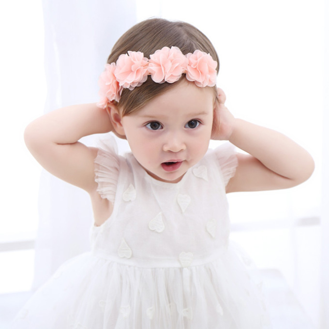 Pearls パールズ ベビーヘアバンド 女の子 お食い初め 初節句 誕生日 記念撮影 写真撮影 結婚式