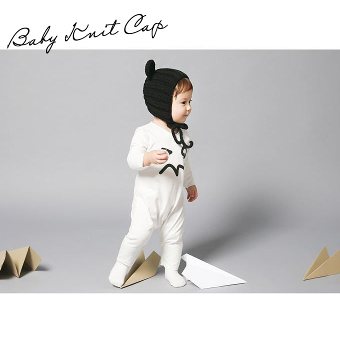 Pearls パールズ ベビー 帽子 赤ちゃん 冬 耳 女の子 男の子 くま ニットキャップ ニット帽 赤ちゃん 耳付き ベビーニット帽 キッズニット帽 暖かい あったか 子供 こども ベビー帽子 キッズ帽子 新生児 かわいい 可愛い