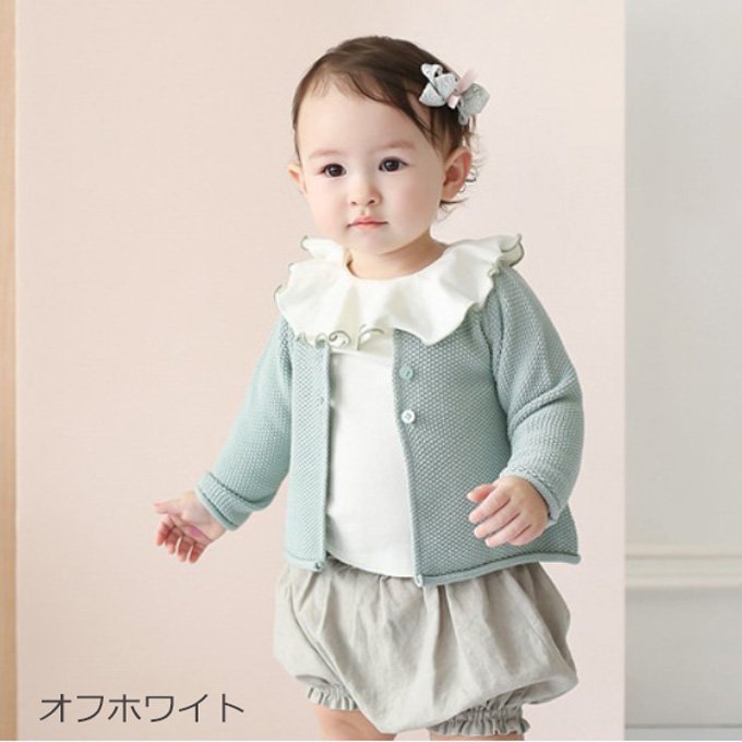 Pearls パールズ ベビー服 女の子 長袖 ベビートップス 秋冬 春 可愛い おしゃれ