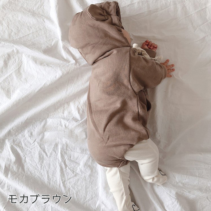 Pearls パールズ ベビー服 女の子 男の子 長袖 ベビーパーカー トップス はおりもの 秋冬 春 可愛い おしゃれ