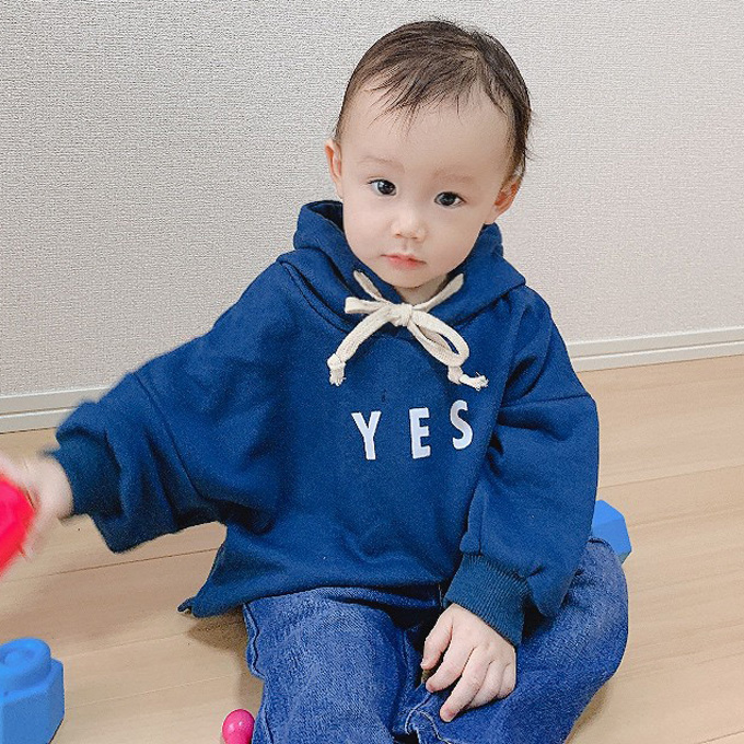 ベビー パーカー トップス 秋冬 フード 女の子 男の子 赤ちゃん 長袖 ベビー服 子供服 パールズ Pearls