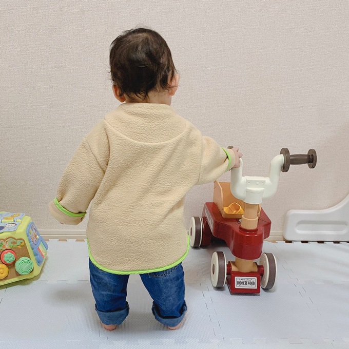 ベビー アウター ボア フリース 暖か あったか 防寒 おでかけ 女の子 男の子 赤ちゃん パールズ Pearls