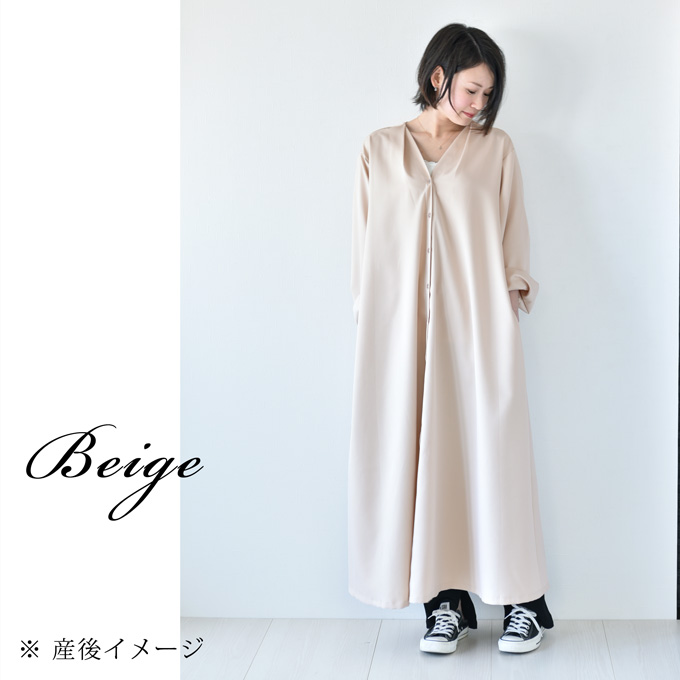 Pearls パールズ 授乳服 マタニティ ワンピース シャツワンピ ガウンワンピ