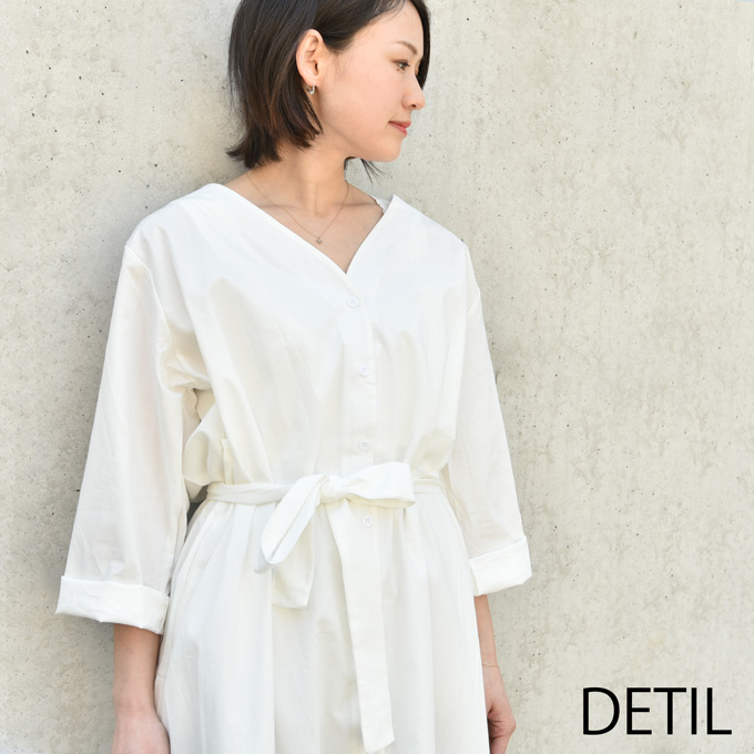 Pearls パールズ 授乳服 マタニティ ワンピース シャツワンピ ガウンワンピ