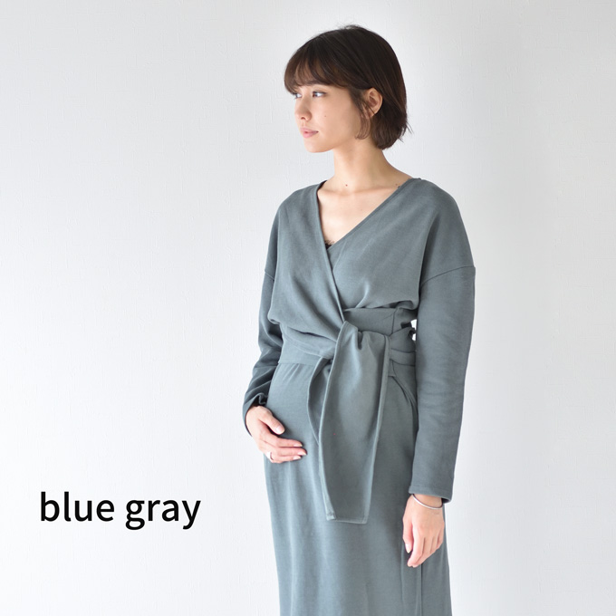 授乳服 マタニティ ワンピース ニット ロング ニットワンピ 秋冬 冬 Pearls パールズ