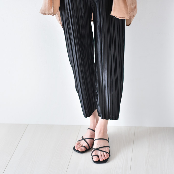 マタニティ パンツ 夏 春夏 プリーツ オシャレ ルームウエア ルームウェア アジャスター 部屋着 パールズ Pearls