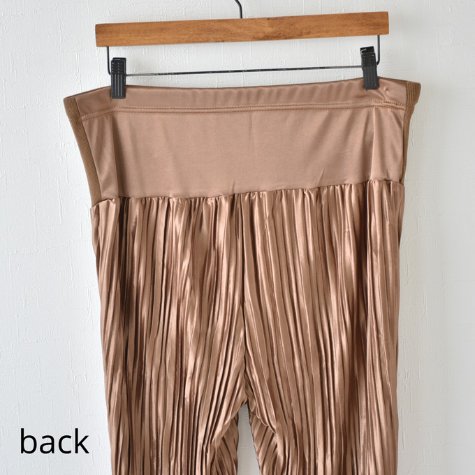 マタニティ パンツ 夏 春夏 プリーツ オシャレ ルームウエア ルームウェア アジャスター 部屋着 パールズ Pearls