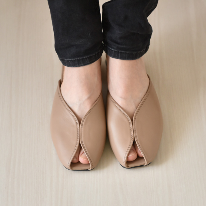 サンダル ローヒール レディース 夏 春夏 無地 シンプル 大人 Pearls パールズ