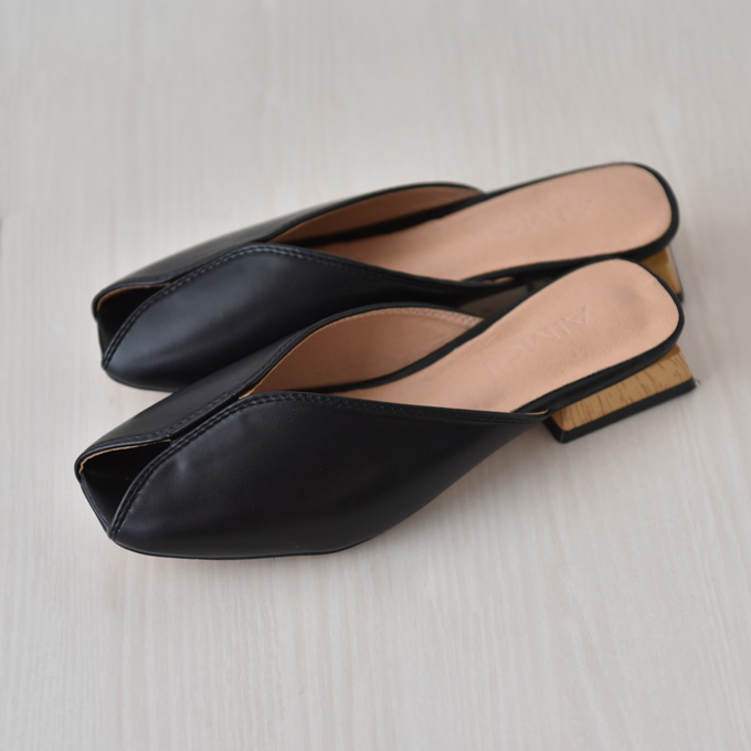 サンダル ローヒール レディース 夏 春夏 無地 シンプル 大人 Pearls パールズ