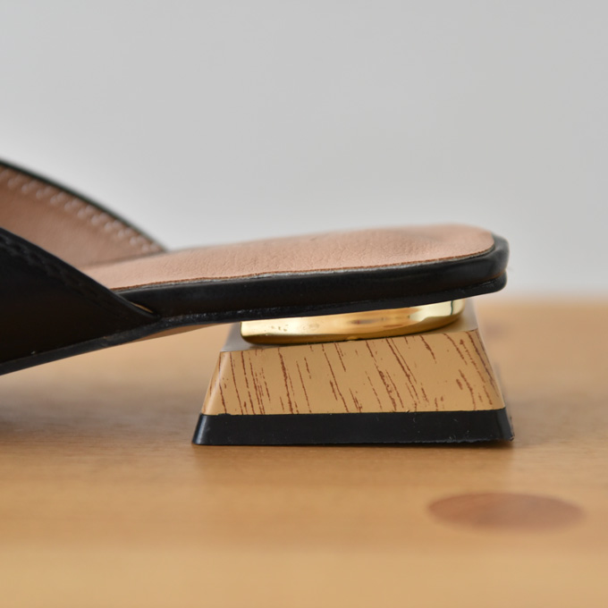 サンダル ローヒール レディース 夏 春夏 無地 シンプル 大人 Pearls パールズ