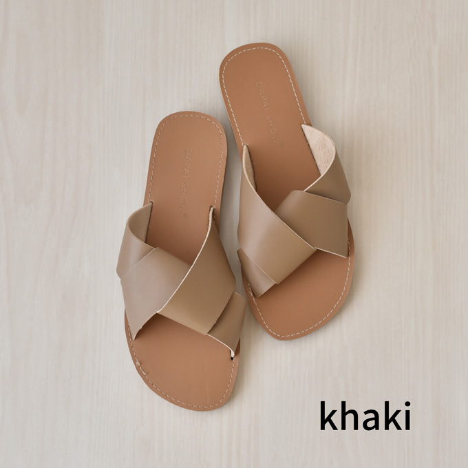 サンダル レディース ツイスト フラットサンダル ぺたんこ ローヒール 夏 Pearls パールズ