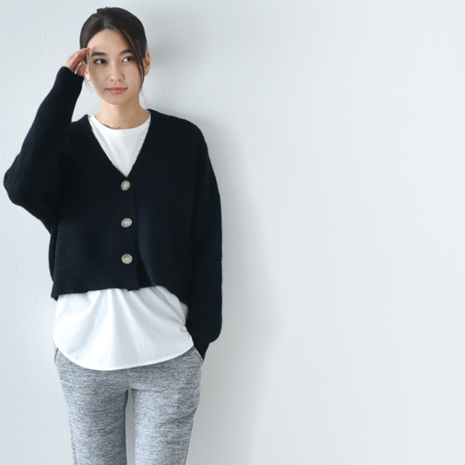 Pearls パールズ マタニティ 授乳服 ニット カーディガン 授乳ロンT セット 秋冬 冬 暖か トップス 臨月 授乳 妊婦 妊婦服 産前 産後 おしゃれ 可愛い