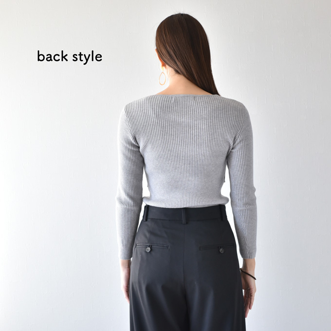 Pearls パールズ 授乳服 冬 トップス リブニット マタニティ 秋 長袖 暖か フィット