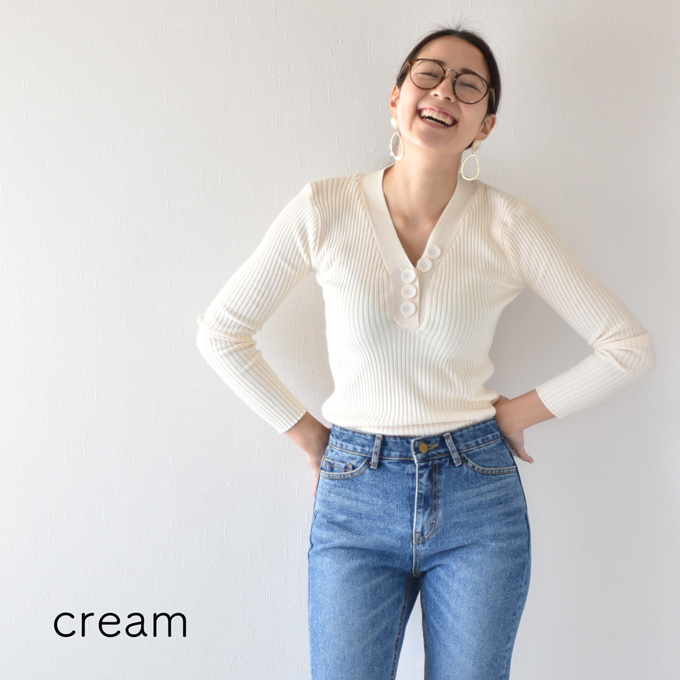 Pearls パールズ 授乳服 トップス リブニット マタニティ 秋 冬 長袖 暖か フィット