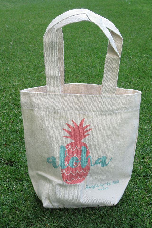【ハワイ直輸入】エンジェルズ・バイ・ザ・シー・ハワイ　トートバッグ パイナップル（スモール）