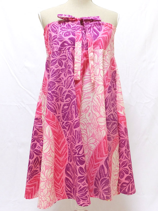 3Wayスカート（ピンク/プルメリア　Sサイズ）