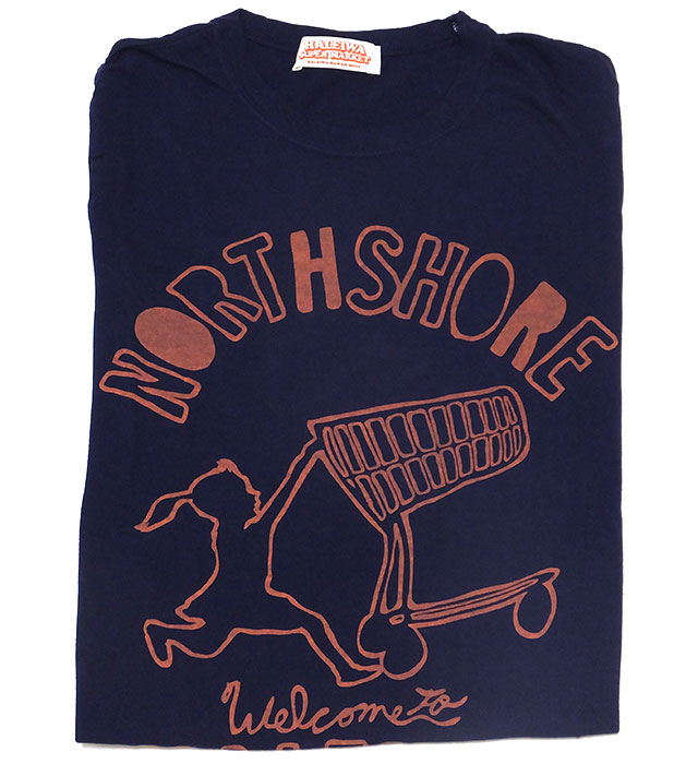 ハレイワスーパーマーケット　オリジナルTシャツ（ネイビー）