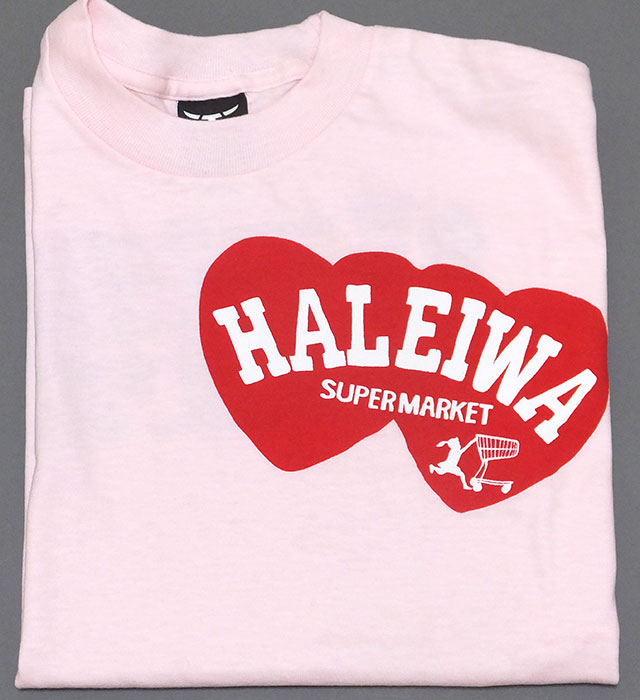 ハレイワスーパーマーケット　オリジナルTシャツ（ピンク）