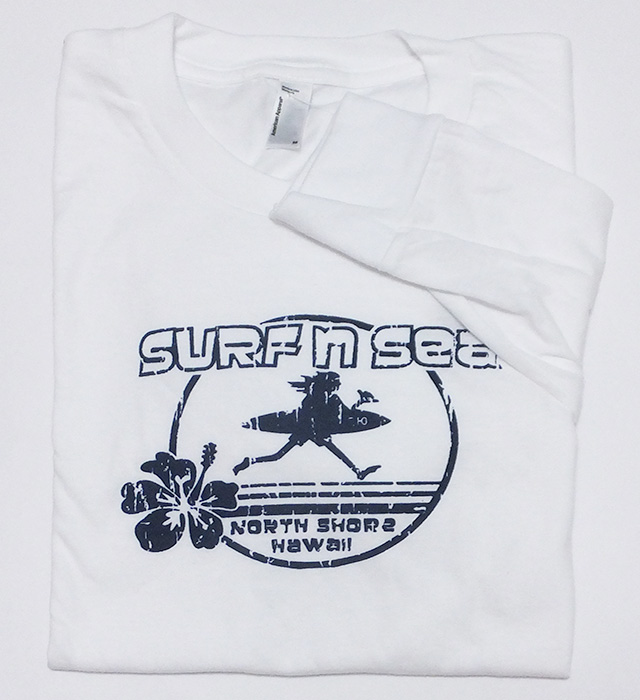 サーフエンシー　長袖　ホワイト