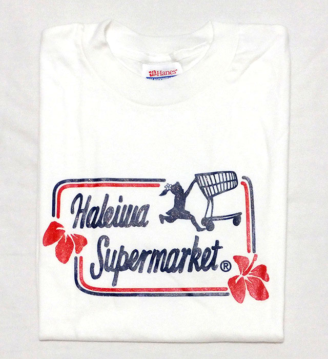 ハレイワスーパーマーケット　オリジナルTシャツ（ホワイト）