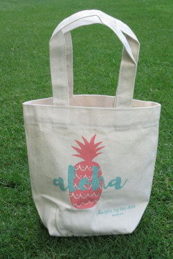 【ハワイ直輸入】エンジェルズ・バイ・ザ・シー・ハワイ　トートバッグ パイナップル（スモール）