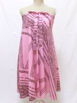 3Wayスカート（ピンク/タパ柄　Sサイズ）