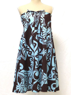 3Wayスカート（ブラウン×水色　Sサイズ）