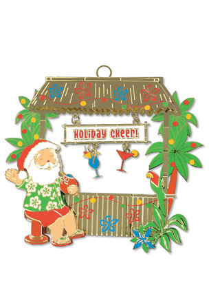 ハワイ直輸入】クリスマスオーナメント - ホリデーサンタ