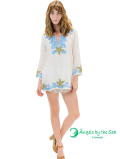 【ハワイ直輸入】エンジェルズ・バイ・ザ・シー・ハワイ　チュニック　ホワイト(Kai Tunic)