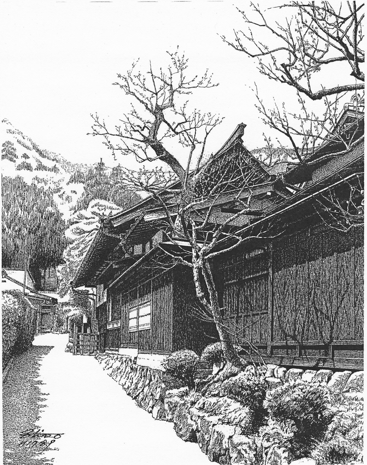 細密ぺん画アート【吉川英治記念館】