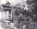 細密ぺん画アート【玄関先の藤棚】