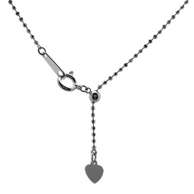 Pt850 プラチナ カットボールチェーン 40cm 1.2mm 【ペンダント