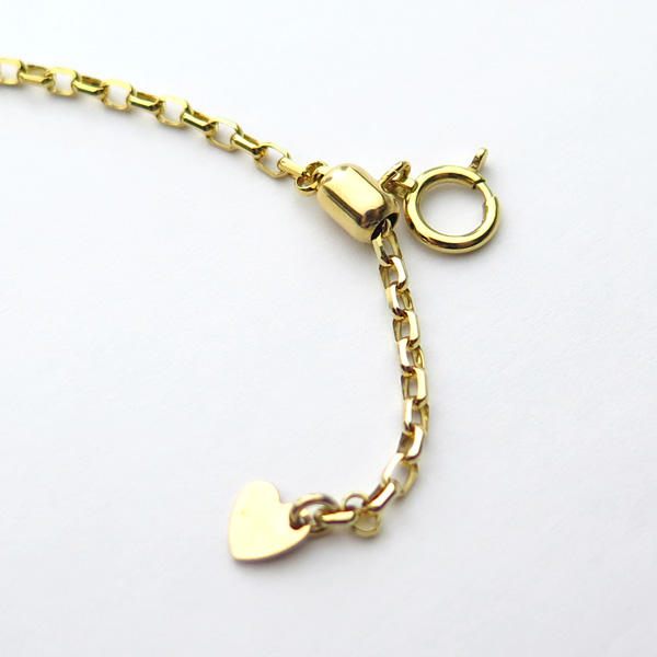 イエローゴールド小豆（アズキ）1.8mmスライドあり