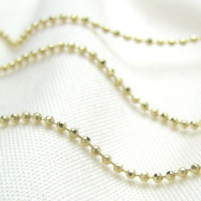 イエローゴールドカットボール50cm1.0mmアップ