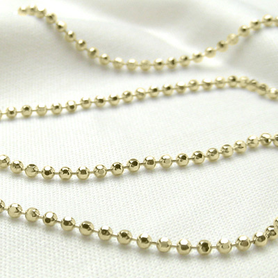 イエローゴールドカットボール60cm1.5mmアップ