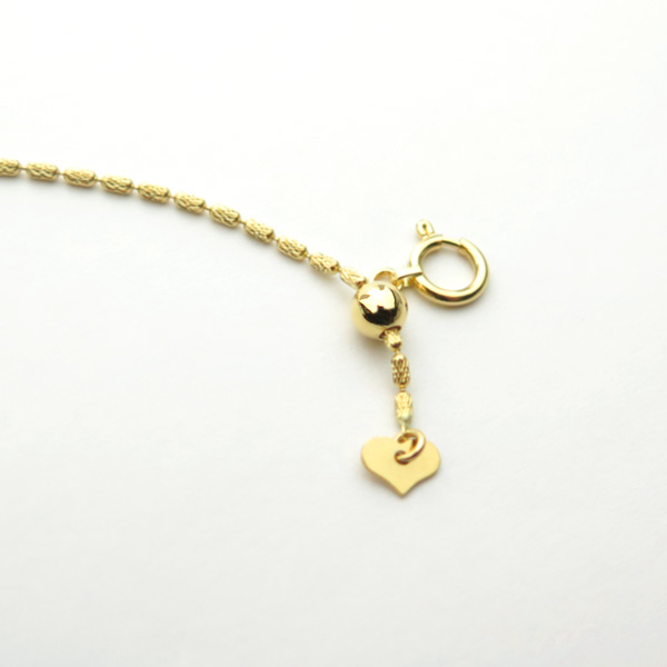 限定！新品未使用☆K18ローラーシリンダーミックスカットチェーン