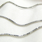 Pt850 プラチナ ブレスレット ベネチアン 18cm 1.4mm 【ペンダント