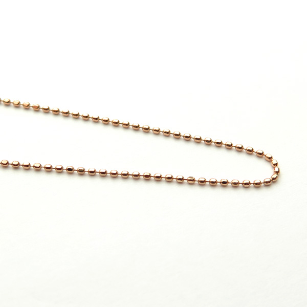 ピンクゴールドカットボール40cm0.8mmアップ