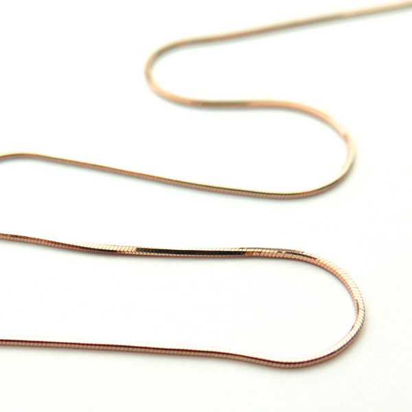 ピンクゴールドティラ60cm0.6mmアップ