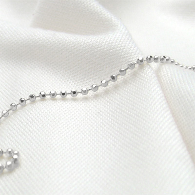 ホワイトゴールドカットボール40cm0.8mmアップ