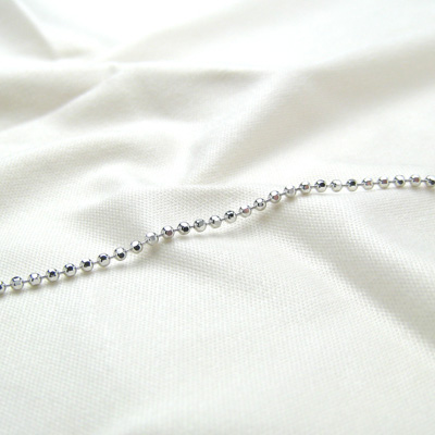 ホワイトゴールドカットボール40cm1.2mmアップ