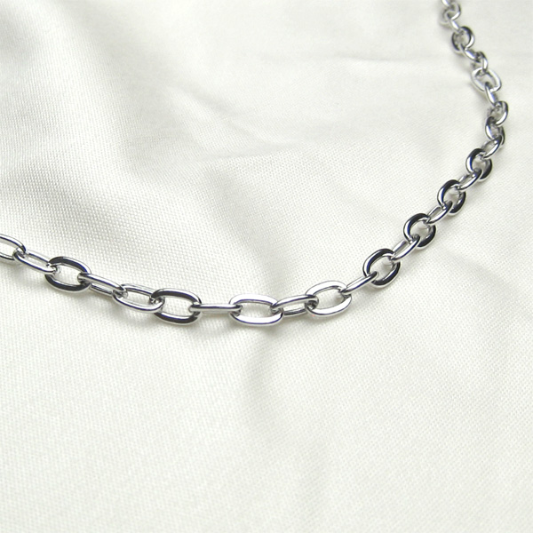 ホワイトゴールドケーブル50cm4.0mmアップ