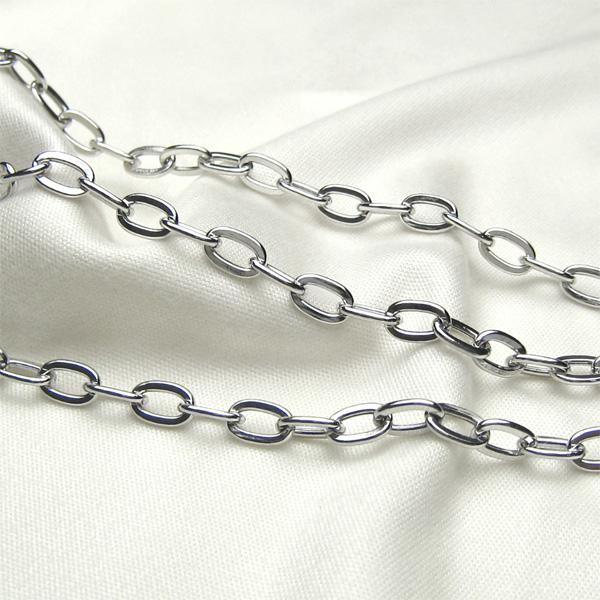 ホワイトゴールドケーブル90cm4.0mmアップ