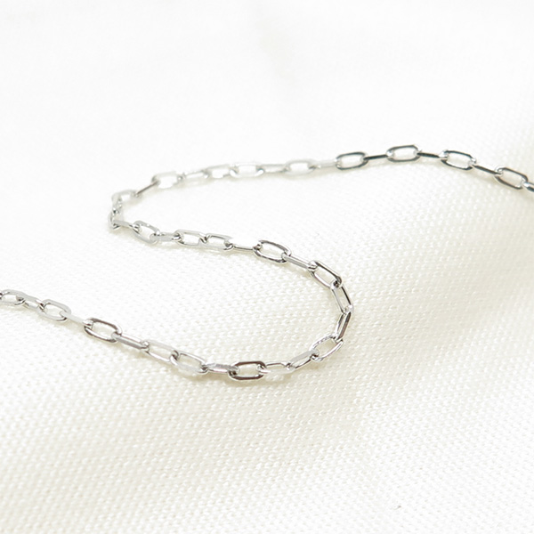 ホワイトゴールドレオン45cm1.0mmアップ