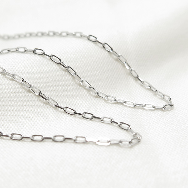 ホワイトゴールドレオン50cm1.0mmアップ