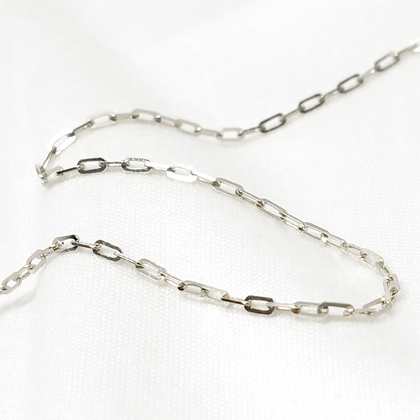 ホワイトゴールドレオン45cm1.3mmアップ